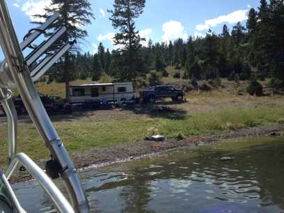 Free Camping Stump Lake BC